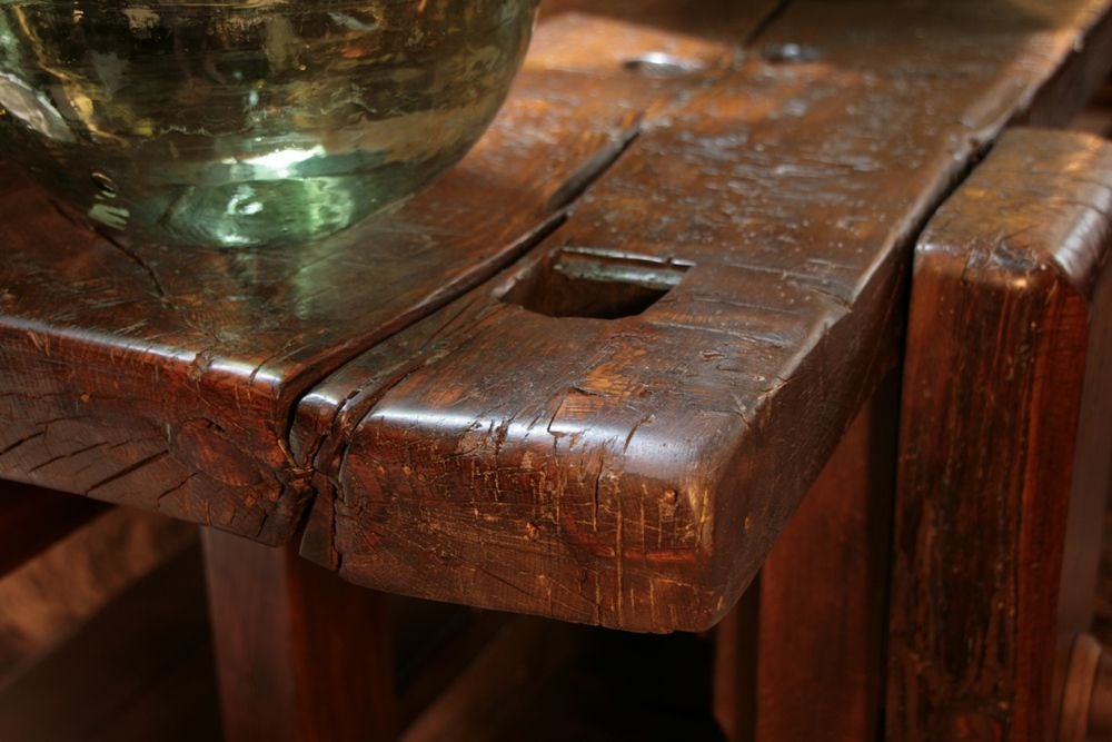19th Century French Antique Carpenter's Work Bench