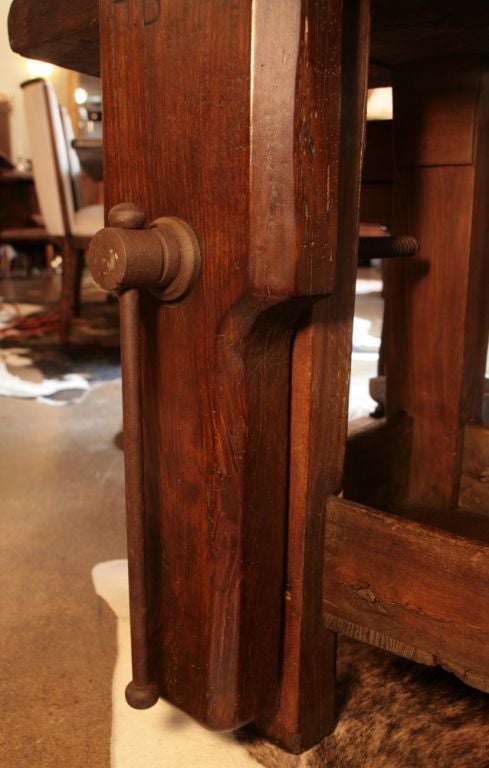 French Antique Carpenter's Work Bench 1