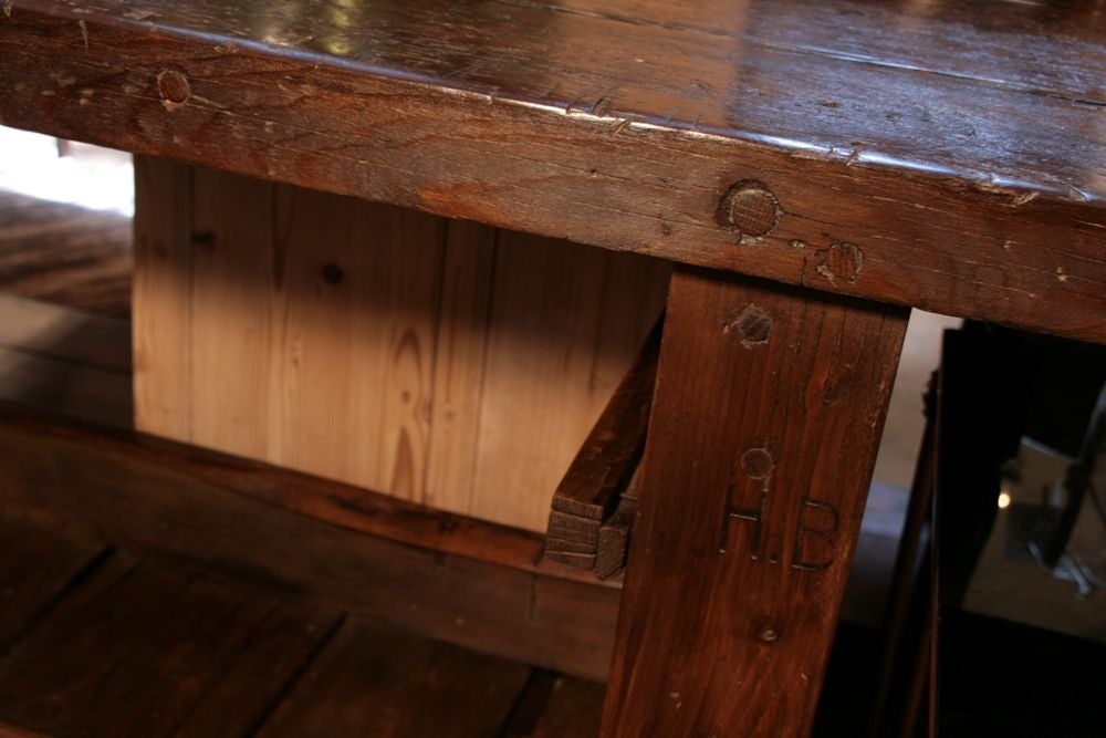 French Antique Carpenter's Work Bench 5