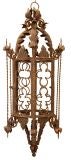 French Baroque Forged Iron Lantern