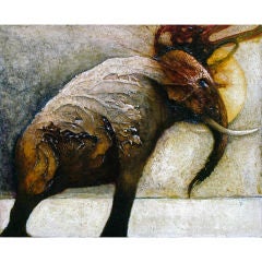 ELEPHANT- Oil Painting by Robert Bilenky