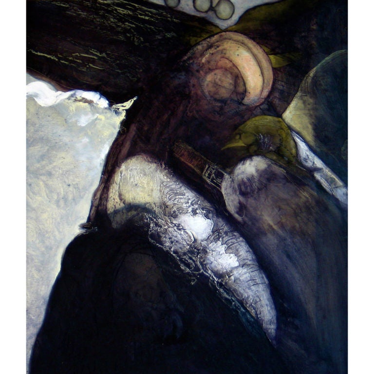 SALMON- Painting by Robert Bilensky