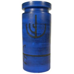 ITALIAN 1950
S GLAZED TERRACOTTA VASE by Marcello Fantoni