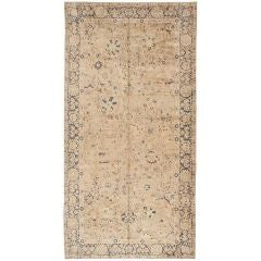 Antique Oriental Indian Agra Rug or Carpet