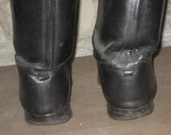Pair of Vintage Leather Riding Boots For Sale 2