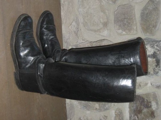 Pair of Vintage Leather Riding Boots For Sale 3