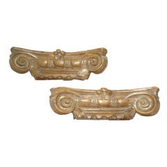 Antique Pair of Decorative Italian Architectural Moldings
