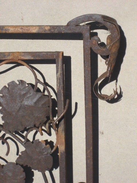 20th Century Lantern Panel with Grapevine Detail For Sale