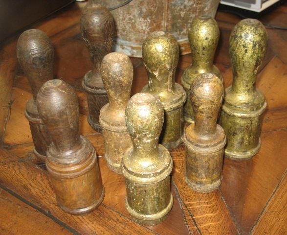 Gilt Vintage Candlabra Remnants For Sale