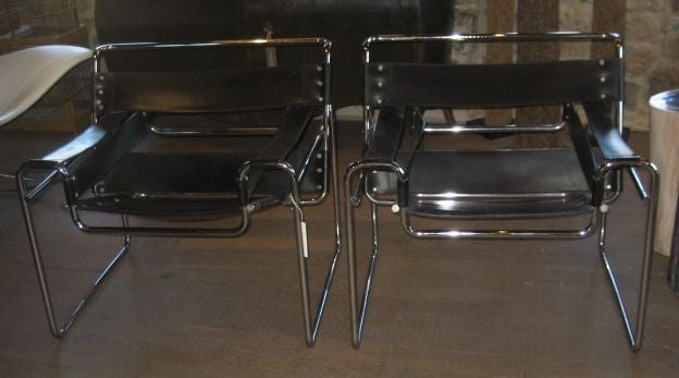 Pair of Marcel Breuer "Wassily" Chair