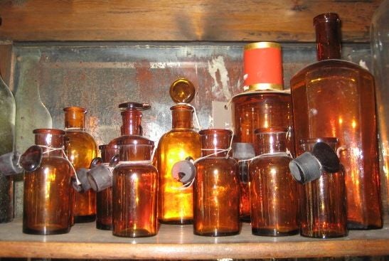 Vintage Apothecary Jars, c. 19th Century For Sale 2