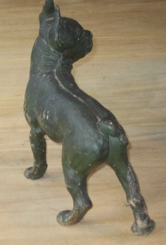 Iron Vintage Green Boston Terrier