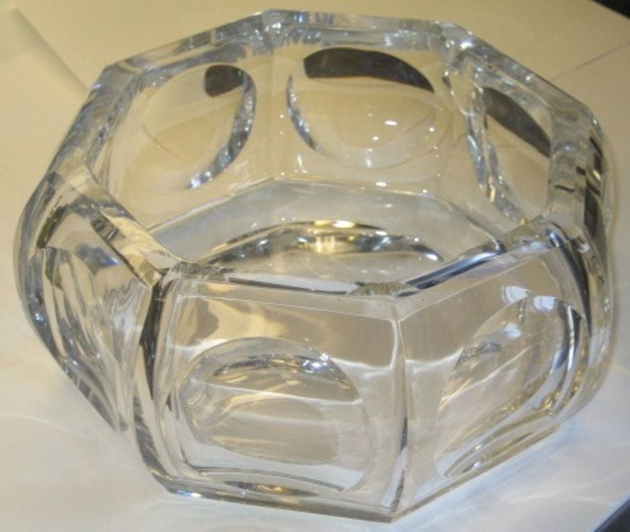 Vintage Baccarat Crystal Bowl at 1stDibs baccarat punch bowl