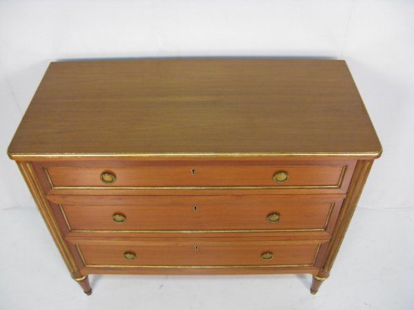 Jansen Louis XVI Style Walnut Commode