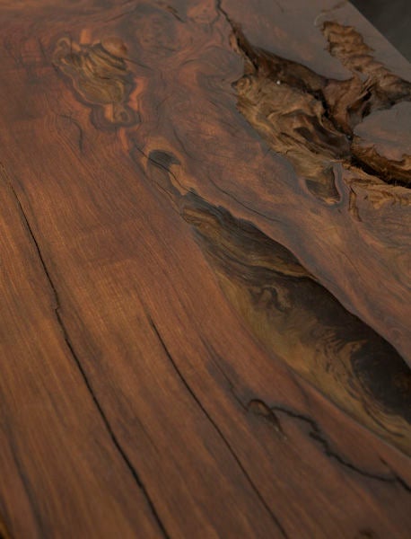 American Burlwood Console
