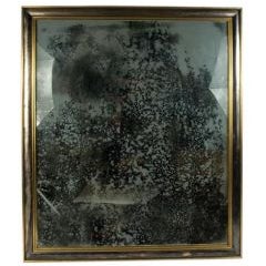 Brass and Blued Steel Mirror 8
