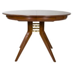 Italian Mid-Century Modern Round Dining Table Italian Mid-Century Modern Round Dining Table