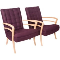 Pair of 1950's Italian Armchairs 9