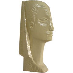 Art Deco Style Female Bust