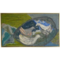 Textured Painting of Three Doves Textured Painting of Three Doves