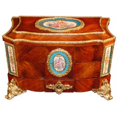 Antique French  Museum  Quality  Kingswood Jewel Box