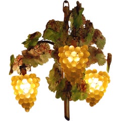Antique Italian Grape Chandelier