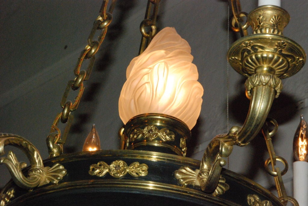 Antique French Empire Chandelier 4
