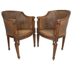 Antique Highback Wicker Chairs