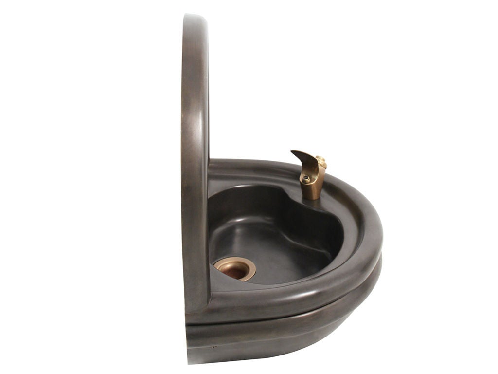 American Bronze Deco Drinking Fountain