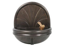 Bronze Deco Drinking Fountain