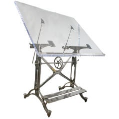 Antique Acrylic Drafting Table
