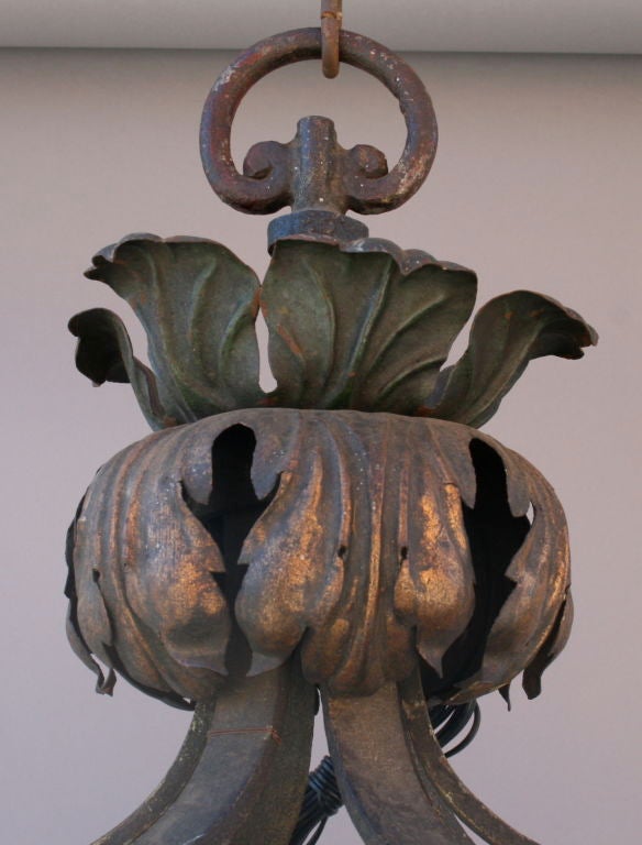 1920s Large Scale Pendant - Over 4 ft.