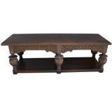 Impressive Spanish Revival Library Table