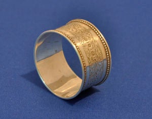 For your Dinner Table -12 Sterling Napkin Rings All Unique