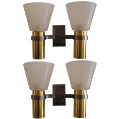 A pair of 2-branch Wall Lights