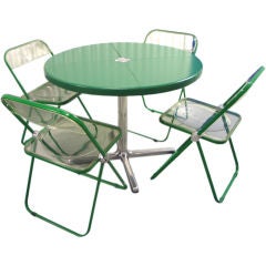 ANONIMA CASTELLI   folding table and chairs