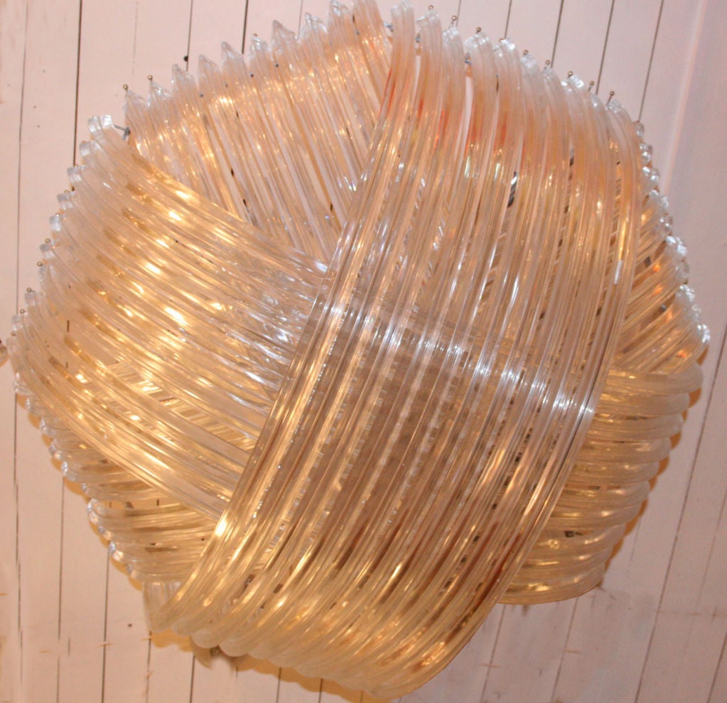 large loop chandelier