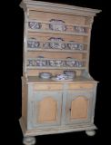 French Provencial Painted Hutch