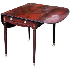 Hepplewhite Inlaid Mahogany Pembroke Table