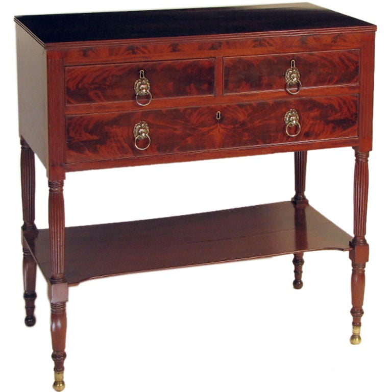 New York Sheraton Mahogany Server