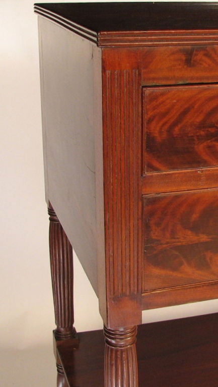 19th Century New York Sheraton Mahogany Server