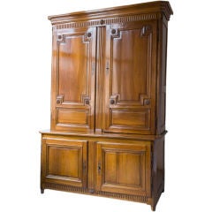 Walnut Louis XVI period duex corp buffet