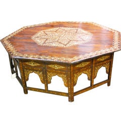 Inlaid Syrian Coffee Table