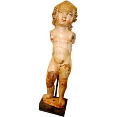 17th Century Italian Putti Angel Santo