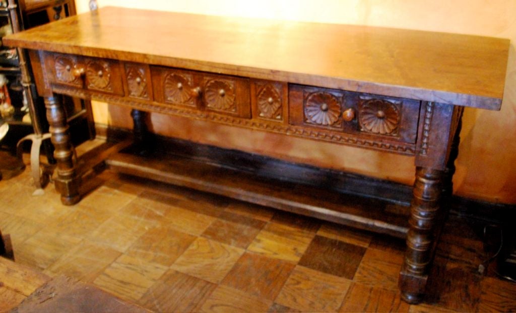 17th Century Spanish Library Table