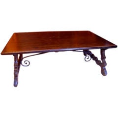 Spanish Style Coffee table with Lyre legs