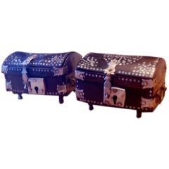 18th Century Mexican Horn and Mother of Pearl boxes