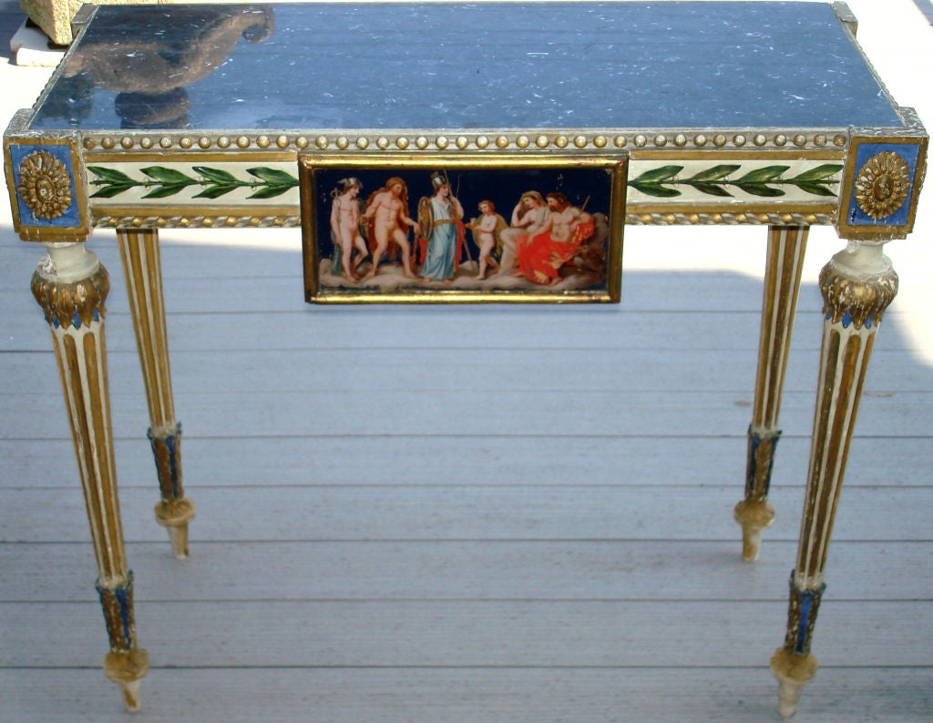 Period Russian or Baltic Neoclassical Console Table