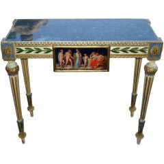 Period Russian or Baltic Neoclassical Console Table