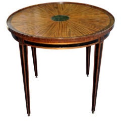 Louis XVI Style Satinwood Center Table